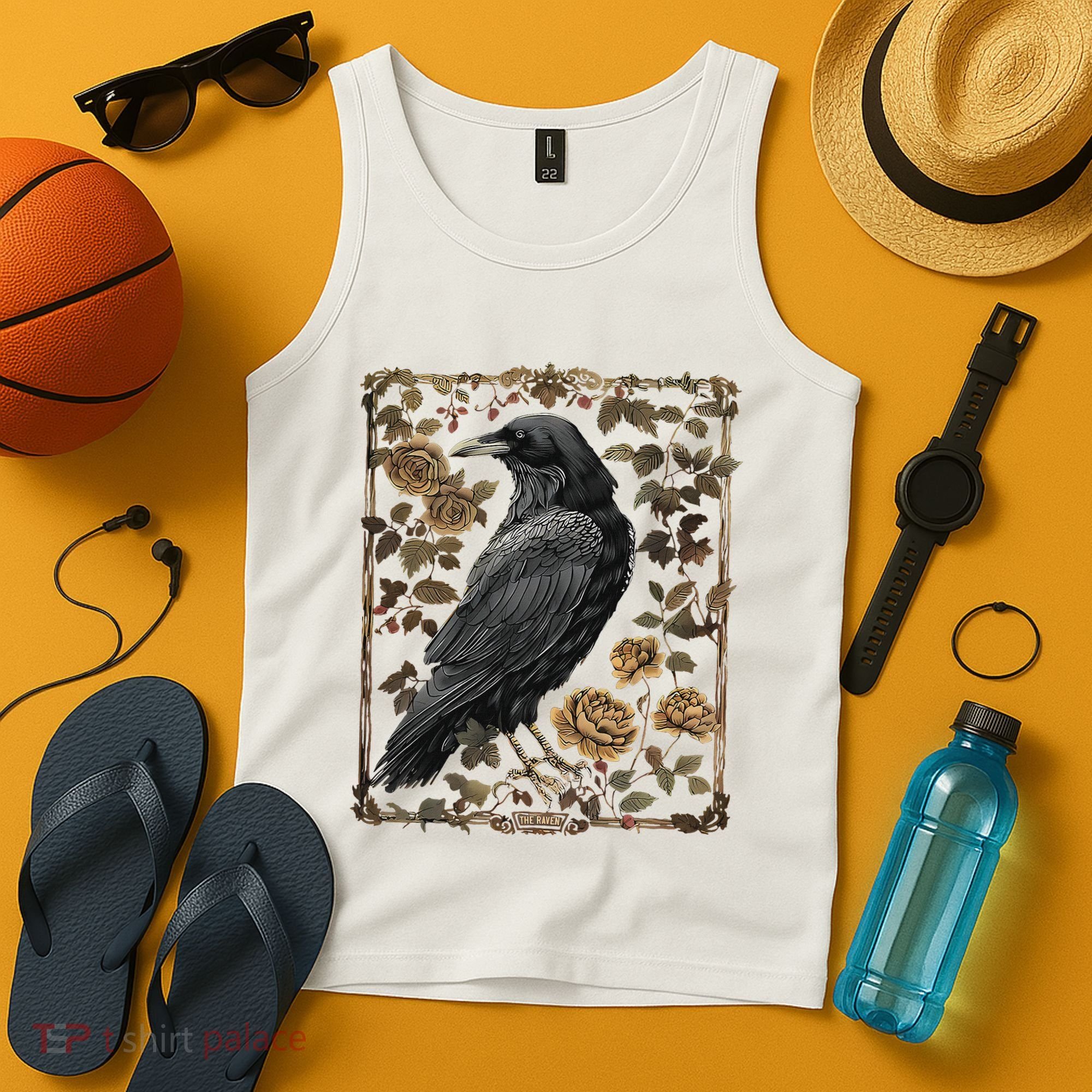 Dark Academia Raven Teacher Tank Top