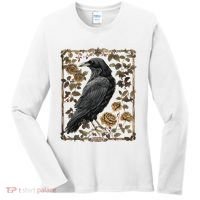 Dark Academia Raven Teacher Women's Long Sleeve Shirt thumb 0