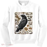 Dark Academia Raven Teacher Kids Sweatshirt thumb 0