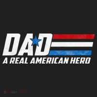Dad A Real American Hero Women's Sweatshirt thumb 2