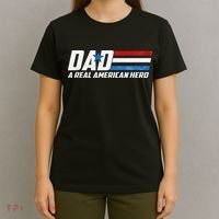 Dad A Real American Hero T-Shirt thumb 4