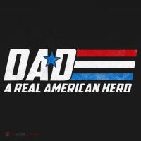Dad A Real American Hero Backpack thumb 2