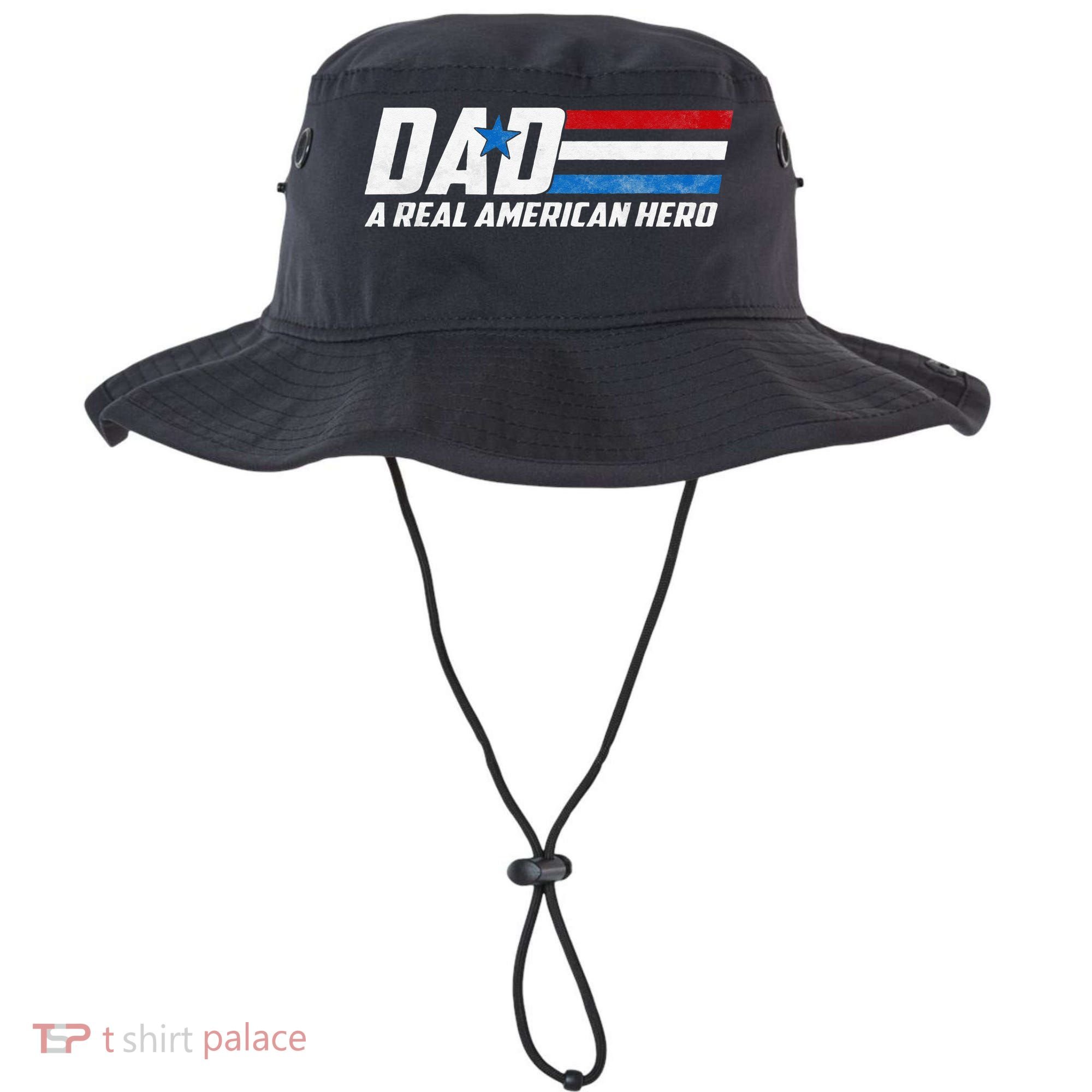 Dad A Real American Hero Bucket Hat