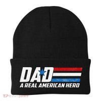 Dad A Real American Hero Beanie thumb 0