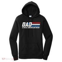 Dad A Real American Hero Women's Hoodie thumb 0