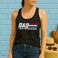 Dad A Real American Hero Women's Tank Top thumb 2