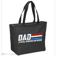 Dad A Real American Hero Tote Bag thumb 2