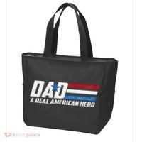 Dad A Real American Hero Tote Bag thumb 3