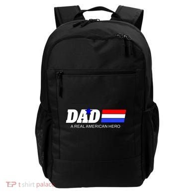Dad A Real American Hero Backpack