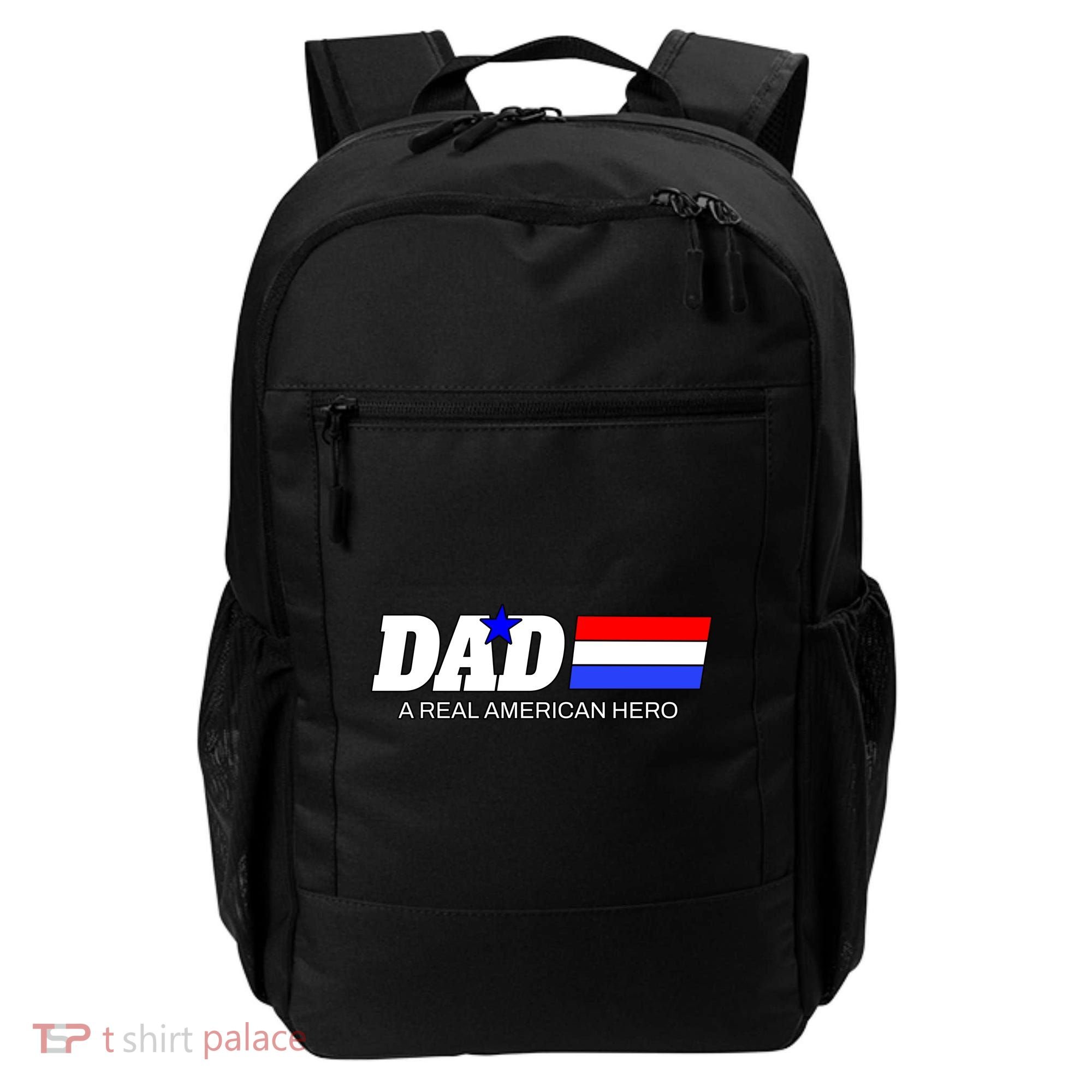 Dad A Real American Hero Backpack
