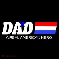 Dad A Real American Hero Backpack thumb 2