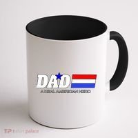 Dad A Real American Hero Coffee Mug thumb 1