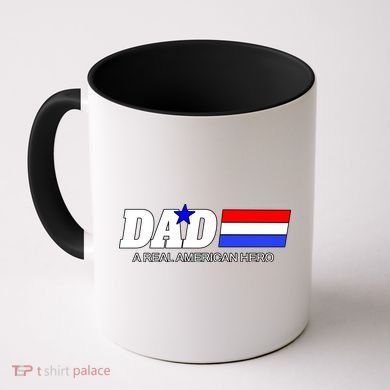 Dad A Real American Hero Coffee Mug