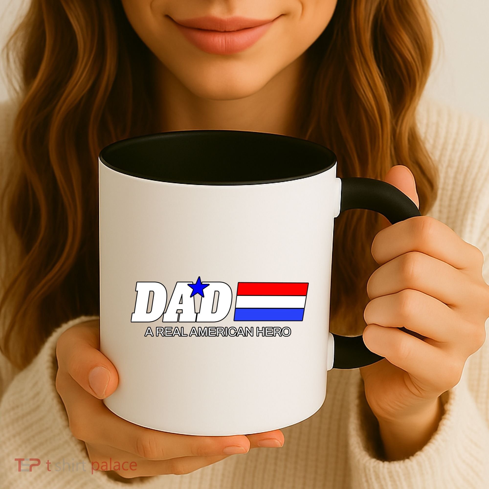 Dad A Real American Hero Coffee Mug