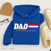 Dad A Real American Hero Hoodie thumb 4