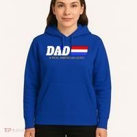 Dad A Real American Hero Hoodie thumb 5