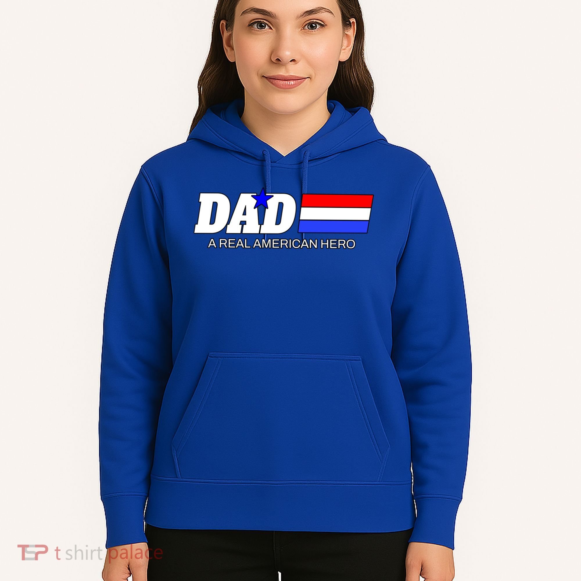 Dad A Real American Hero Hoodie