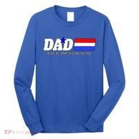 Dad A Real American Hero Long Sleeve Shirt thumb 0