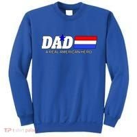 Dad A Real American Hero Sweatshirt thumb 0