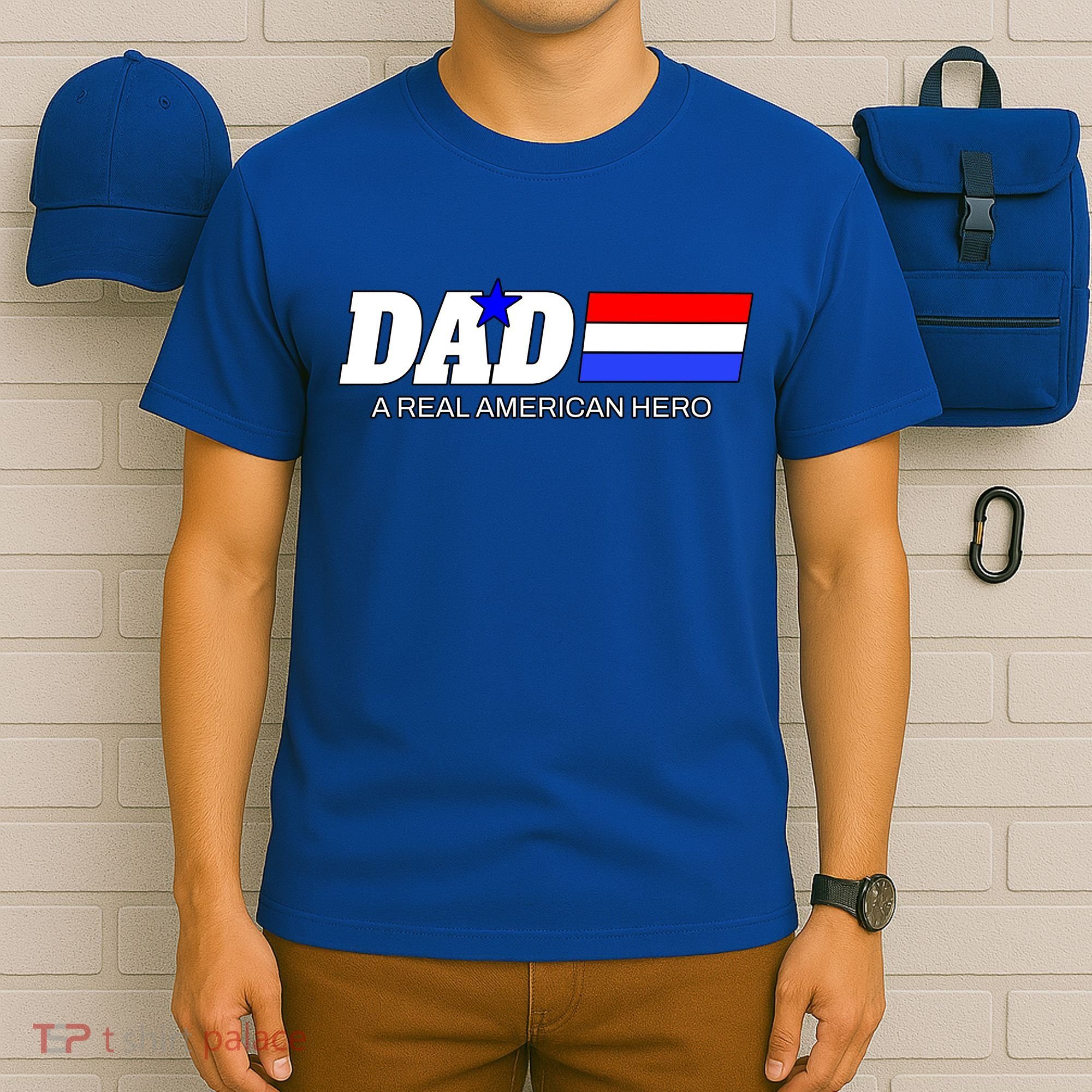 Dad A Real American Hero T-Shirt