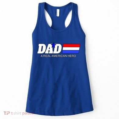 Dad A Real American Hero Women's Tank Top