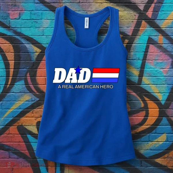 Dad A Real American Hero Women's Tank Top
