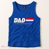 Dad A Real American Hero Tank Top thumb 2