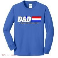 Dad A Real American Hero Kids Long Sleeve Shirt thumb 0