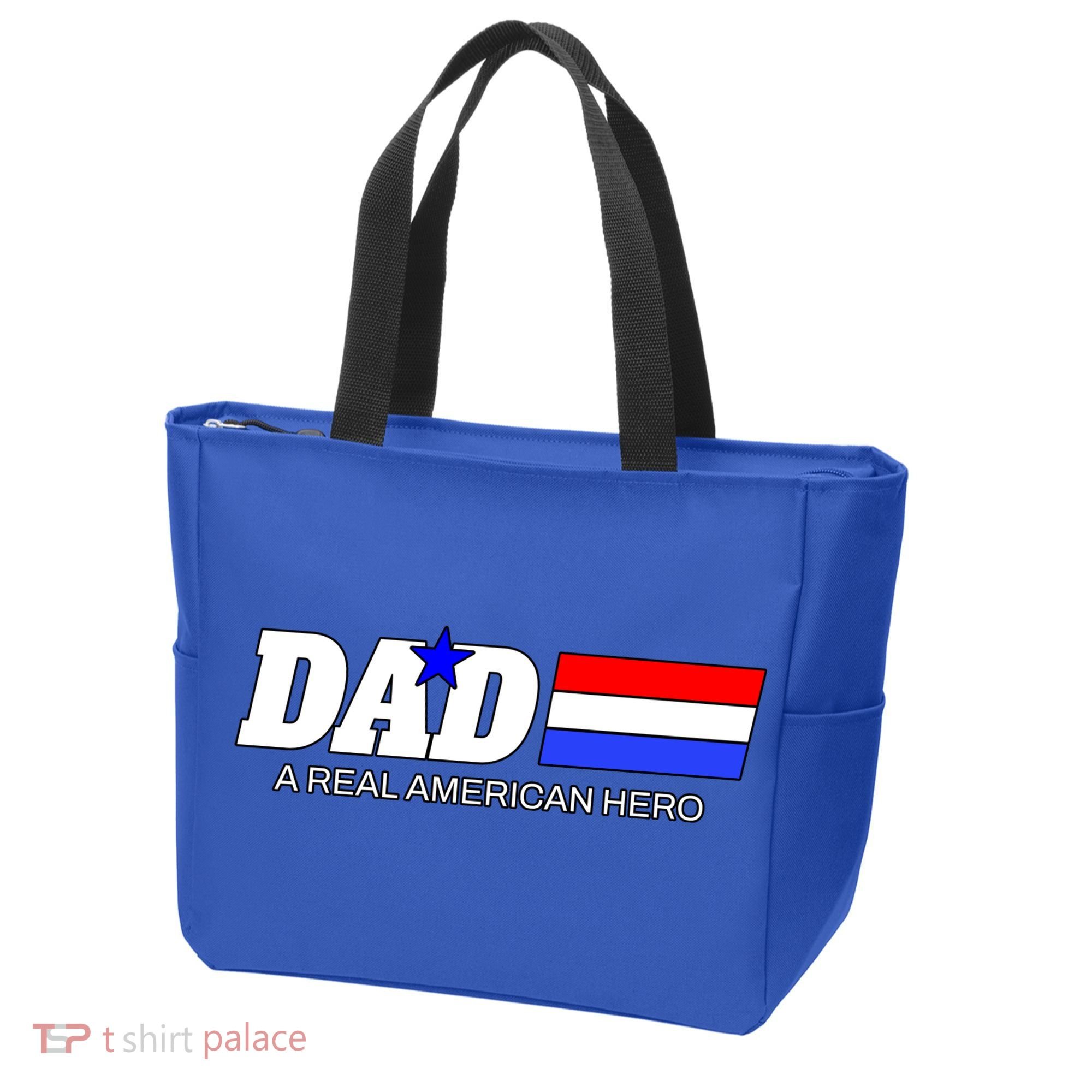 Dad A Real American Hero Tote Bag