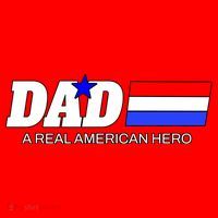 Dad A Real American Hero Santa Hat thumb 1