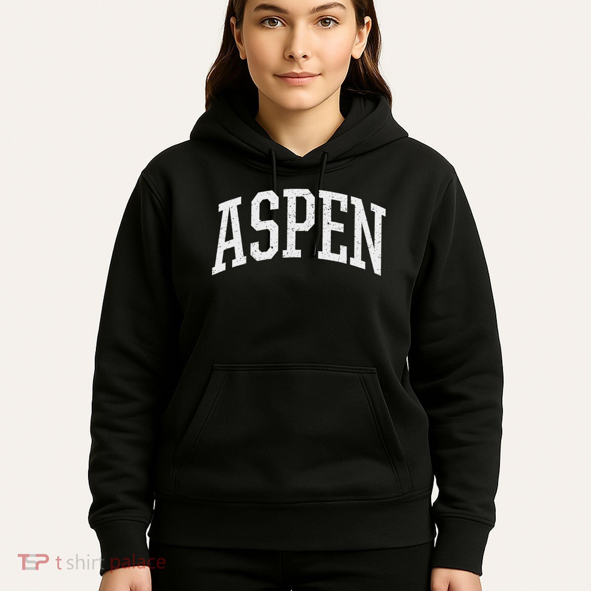 Distressed Aspen , Retro Aspen Hoodie