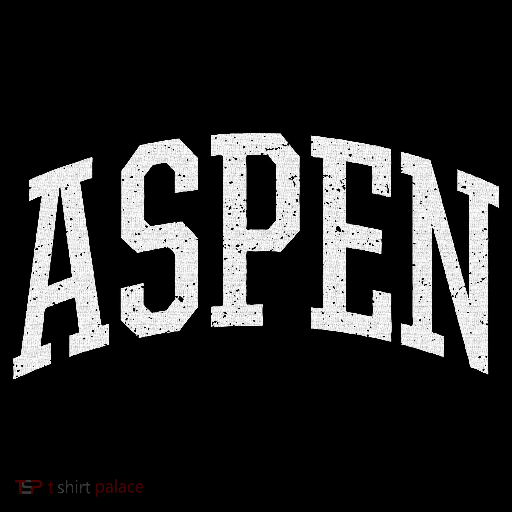 Distressed Aspen , Retro Aspen Long Sleeve Shirt