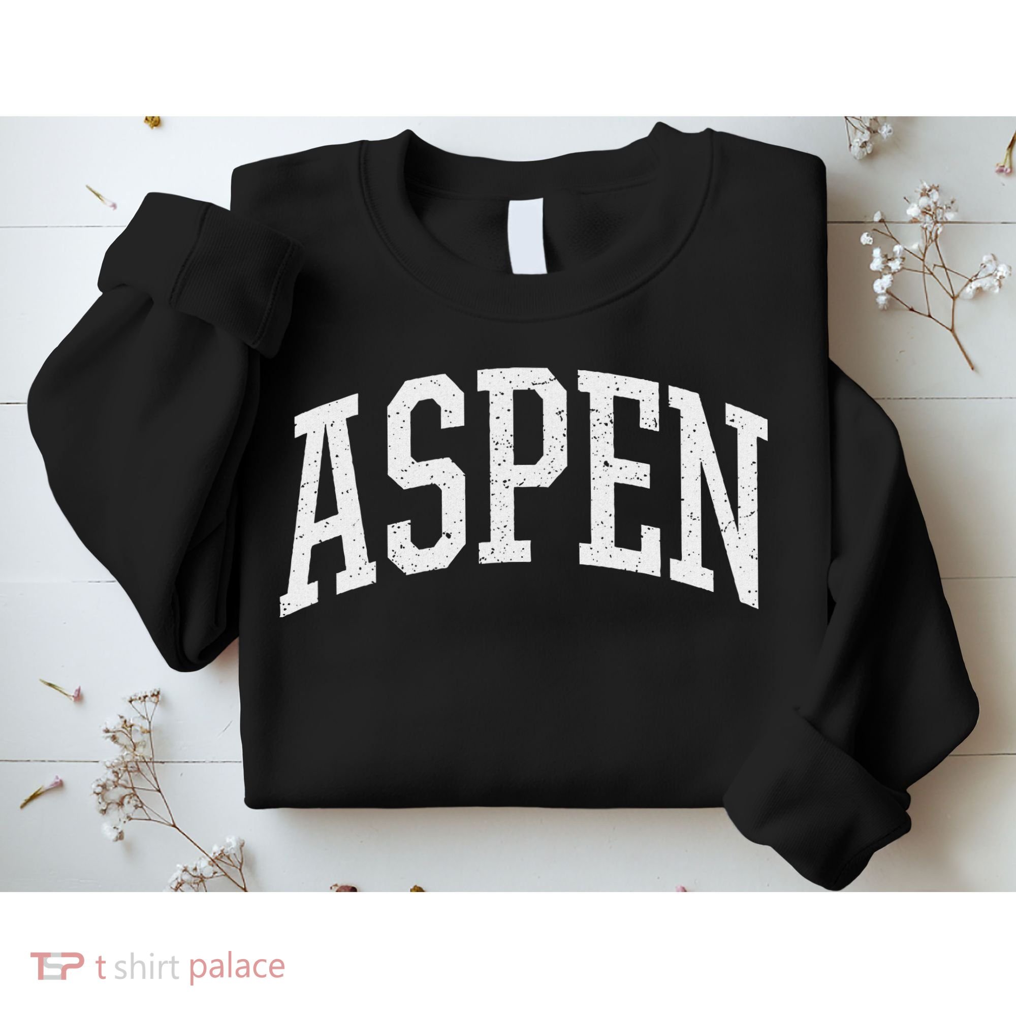 Distressed Aspen , Retro Aspen Sweatshirt