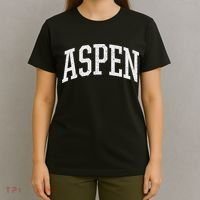 Distressed Aspen , Retro Aspen T-Shirt thumb 4