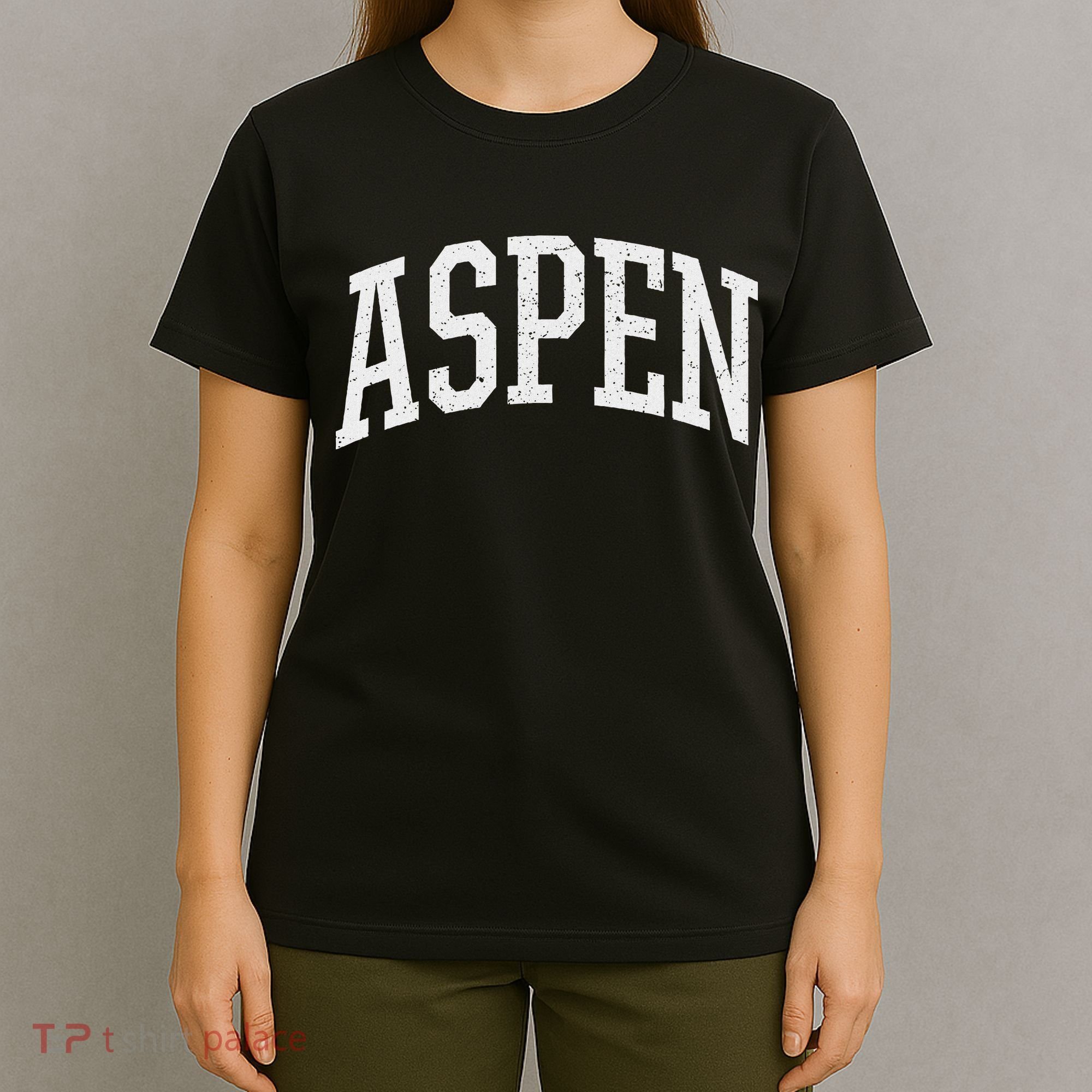 Distressed Aspen , Retro Aspen T-Shirt