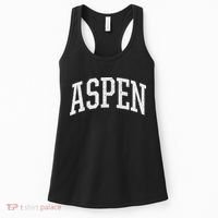 Distressed Aspen , Retro Aspen Women's Tank Top thumb 0