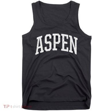 Distressed Aspen , Retro Aspen Tank Top