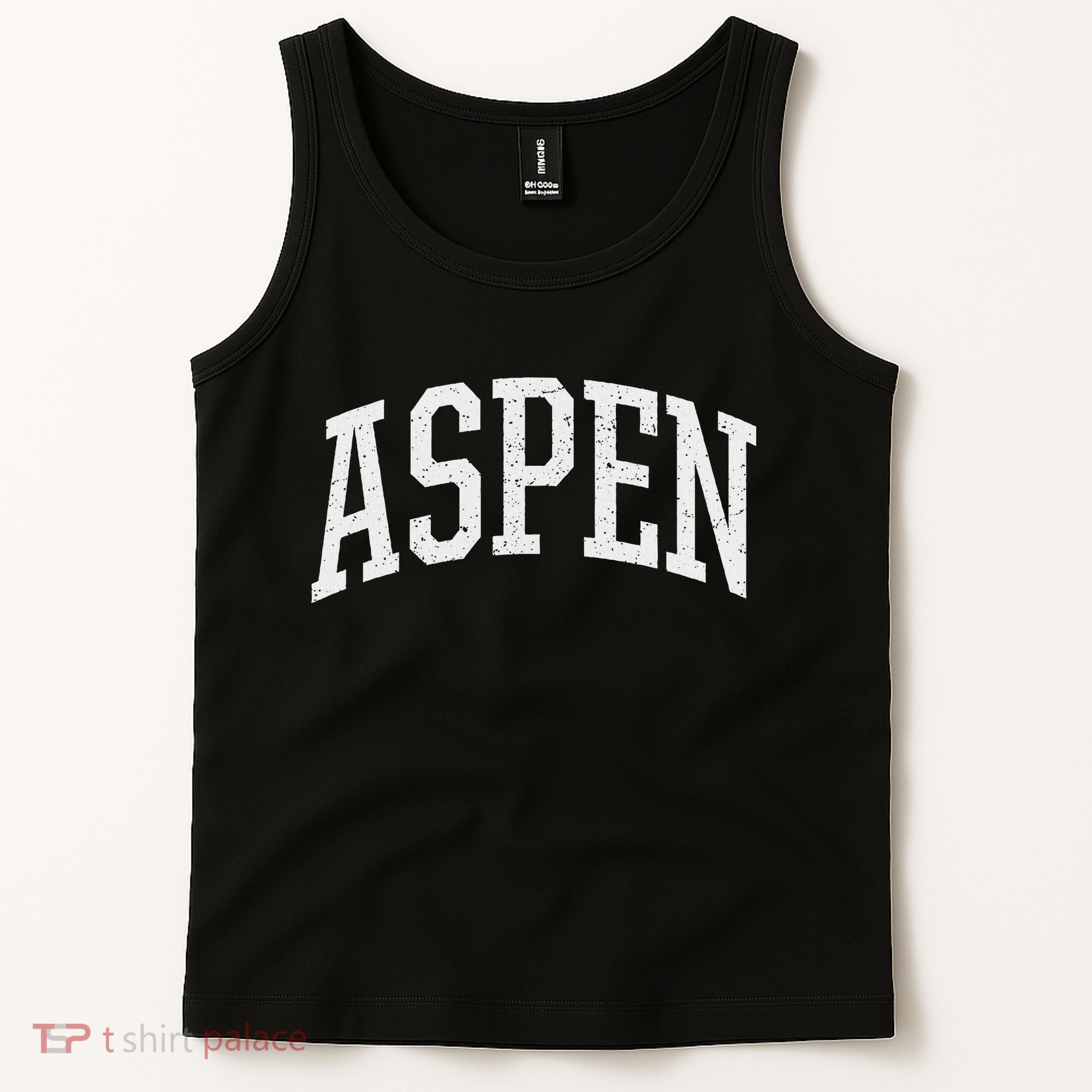 Distressed Aspen , Retro Aspen Tank Top