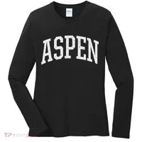 Distressed Aspen , Retro Aspen Women's Long Sleeve Shirt thumb 0
