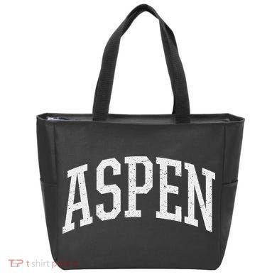 Distressed Aspen , Retro Aspen Tote Bag