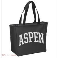 Distressed Aspen , Retro Aspen Tote Bag thumb 2