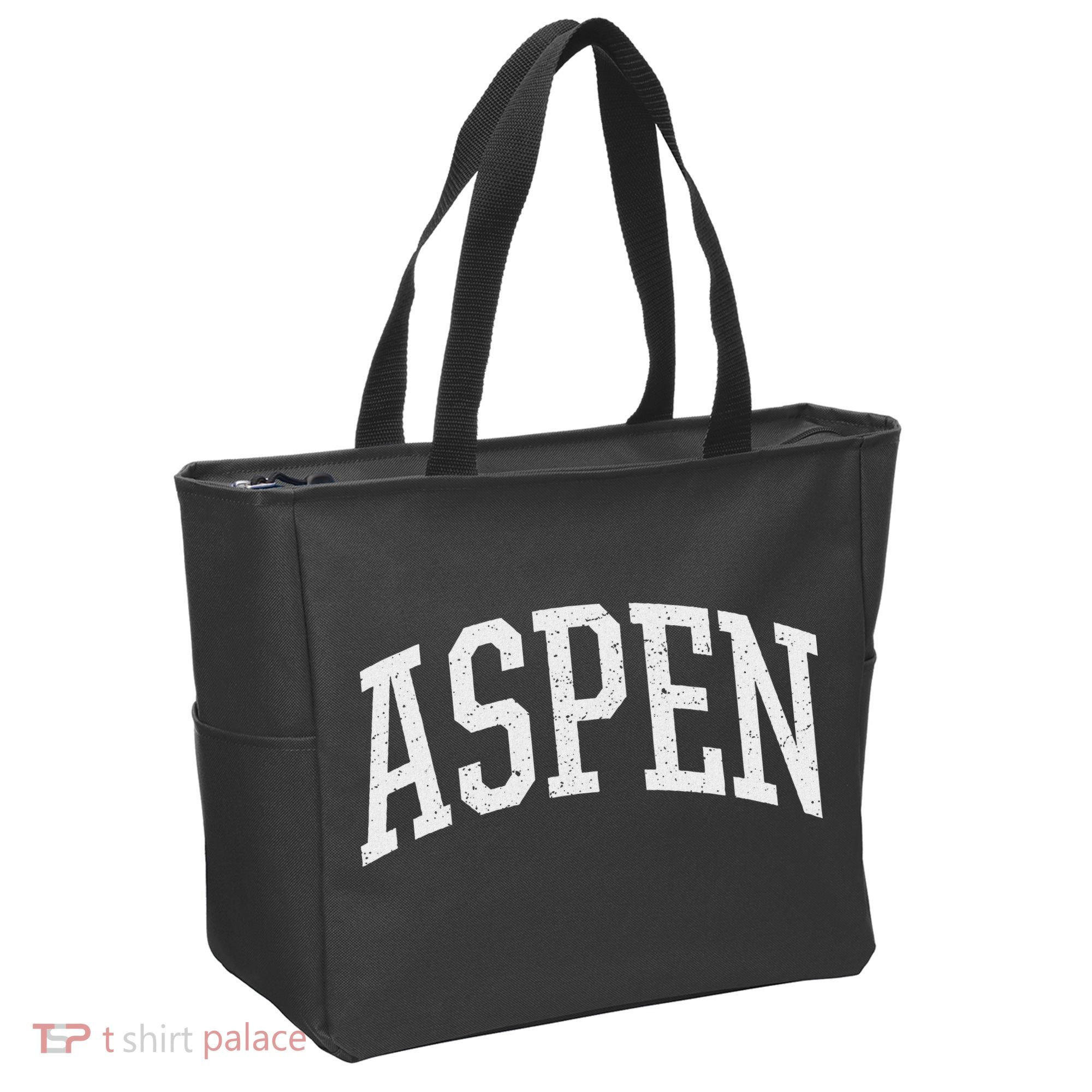 Distressed Aspen , Retro Aspen Tote Bag