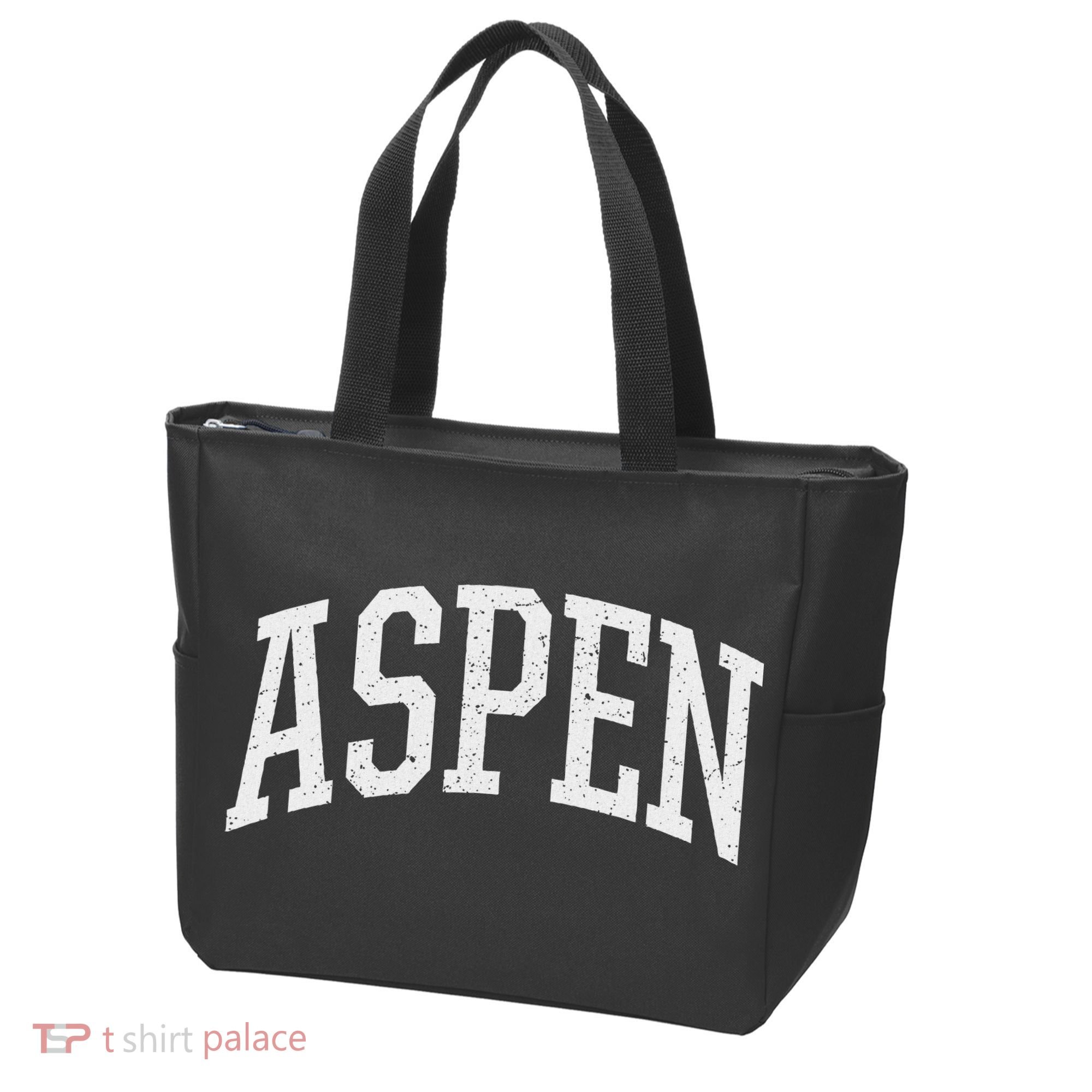 Distressed Aspen , Retro Aspen Tote Bag
