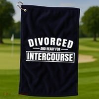 Divorced And Ready For Intercourse Golf Towel thumb 1