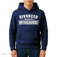 Divorced And Ready For Intercourse Kids Hoodie thumb 4