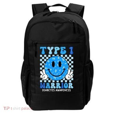 Diabetes Awareness Ribbon T1d Warrior Support Squad Backpack