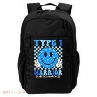 Diabetes Awareness Ribbon T1d Warrior Support Squad Backpack thumb 0