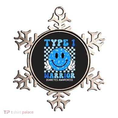 Diabetes Awareness Ribbon T1d Warrior Support Squad Ornament
