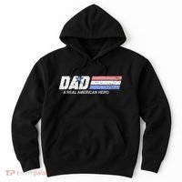 Dad A Real American Hero Hoodie thumb 0
