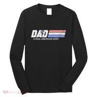Dad A Real American Hero Long Sleeve Shirt thumb 0